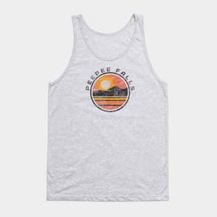 Peepee Falls, HI - Golden Hour (Distressed) Tank Top